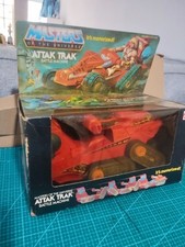 Vintage MOTU Heman ATTAK TRAK 100% Complete & Working 1982 Mattel Open for Check