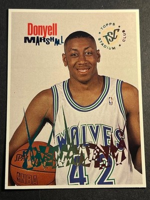 Box 18: 1994-95 Stadium Club BEAM TEAM WHITE BORDER PROOF Donyell Marshall