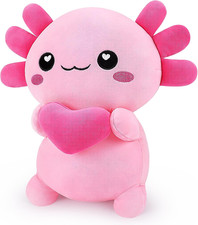 Axolotl Plush,Axolotl Stuffed Animal Plush Toys,14  Salamander Plushie,Cute Plus