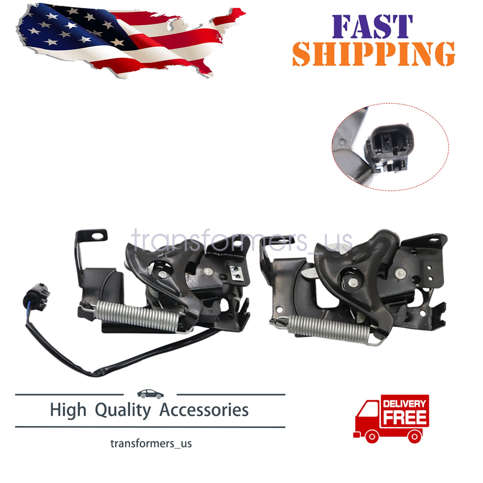 2X Left & Right Hood Latch Lock For Mini Cooper /Clubman /Countryman F54-F57