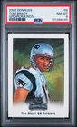 2002 Donruss #55 Tom Brady Gridiron Kings PSA 8