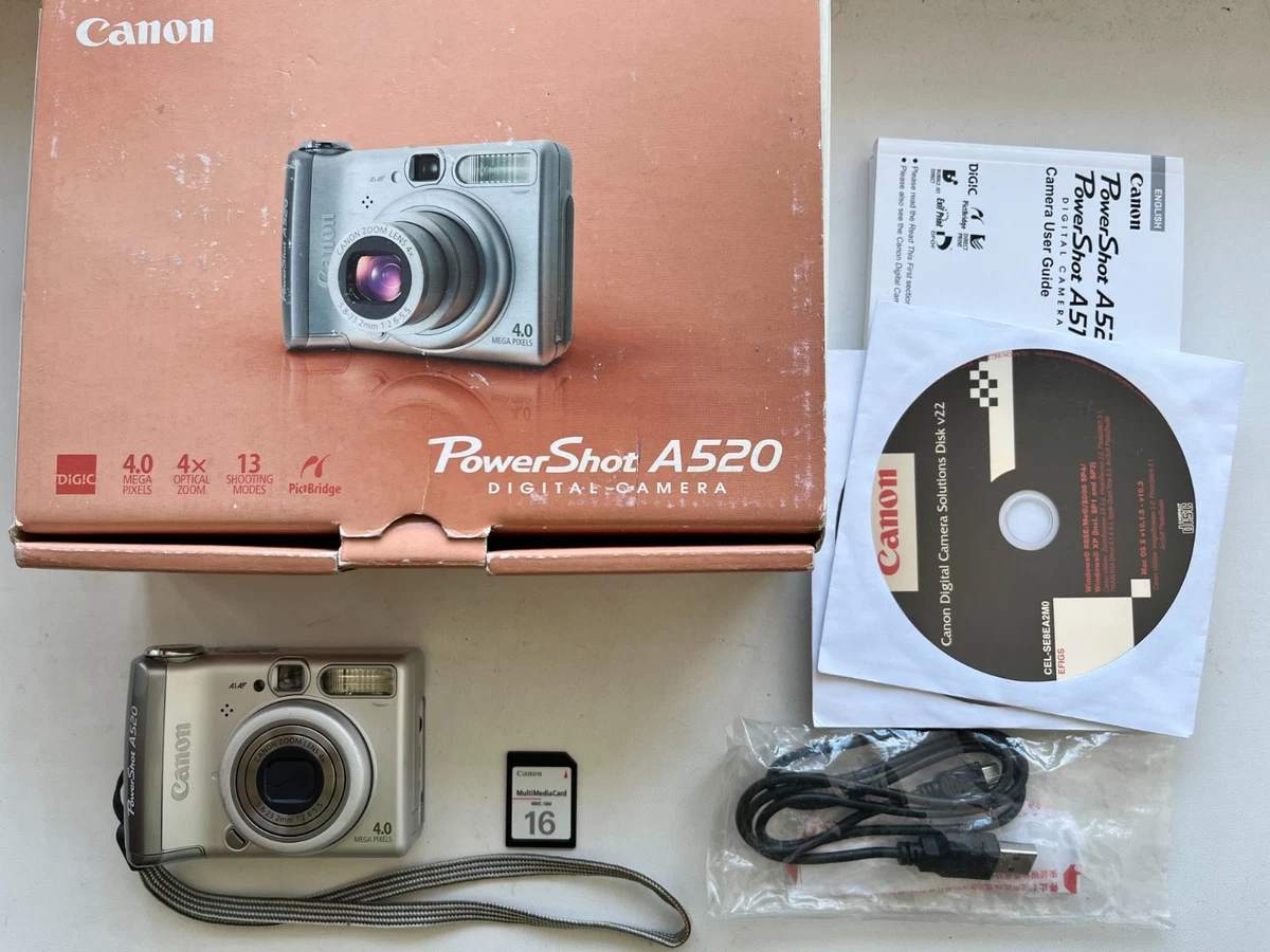Canon PowerShot A520 Digital Cameras with AF Lock for Sale | Shop