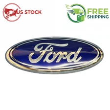 FORD 7" FRONT GRILLE TAILGATE BLUE LOGO OVAL EMBLEM BADGE ESCAPE TAURUS
