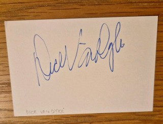 DICK VAN DYKE ORIGINAL AUTOGRAPH. MARY POPPINS