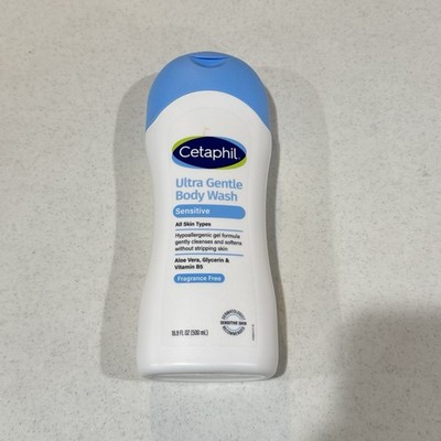 Cetaphil Ultra Gentle Body Wash, Fragrance-Free, 16.9 oz
