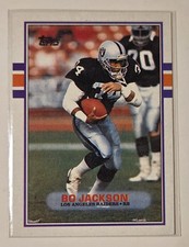 1989 Topps Bo Jackson Los Angeles Raiders