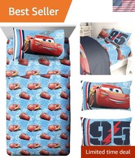 Disney Cars Kids Full Sheet Set - 4-Piece Ultra-Soft Bedding for Fun Nights