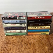 Lot Of 12 Vintage Country Cassette Tapes Alabama Garth Brooks Kenny Rogers
