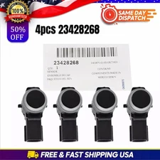 Genuine(4) 23428268 Parking Assist Sensor Parking Bumper For GMC Chevy Silverado