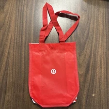 Red Lululemon Reusable Shopping Bag