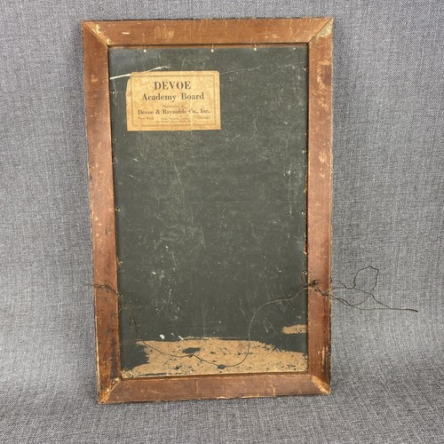 Antique Painting RW Framed 20"x13" Wood Frame c1890 - Picture 5 of 10
