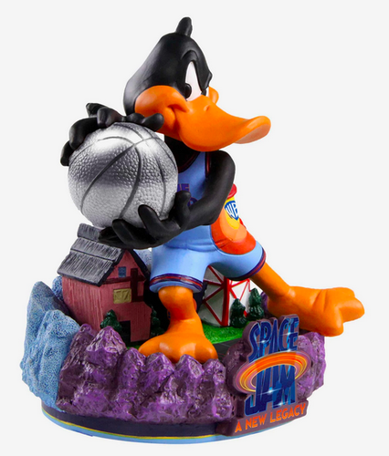 Daffy Duck Space Jam: A New Legacy Tune Squad Court Bobblehead NIB! Ltd Ed FOCO - Picture 7 of 8