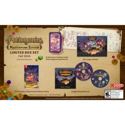 Potionomics Masterwork Edition Limited Box Set (Nintendo Switch) Brand New