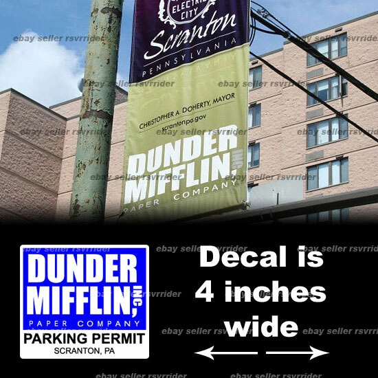 The Office Dunder Mifflin Scranton Pa' Sticker