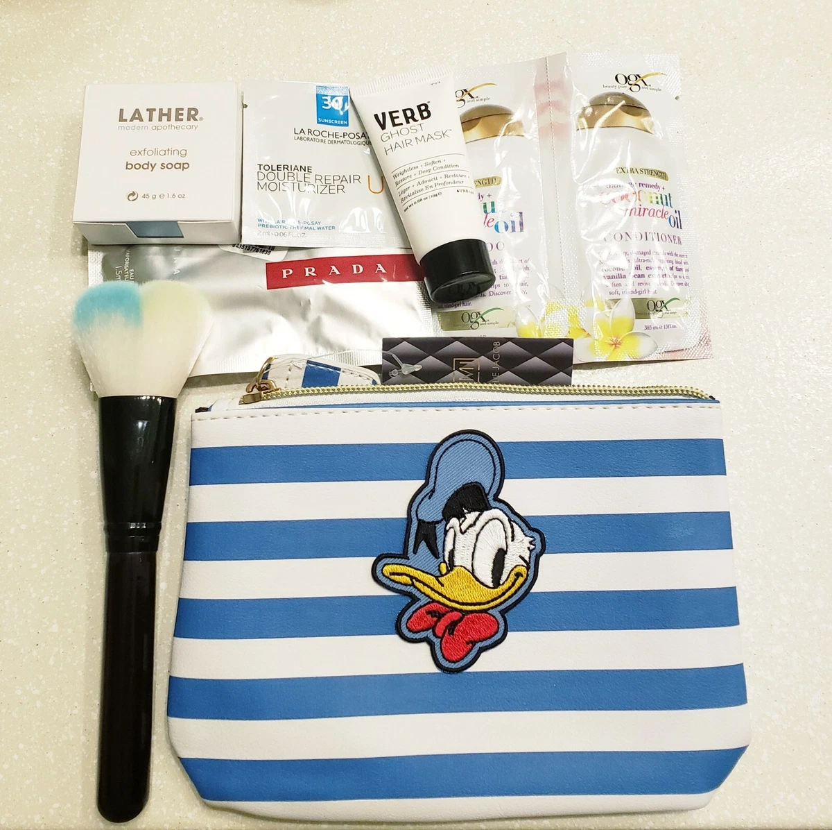 Makeup brush 2024 cosmetic bag