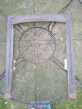 Antique Victorian Cast Iron Fireplace Surround
