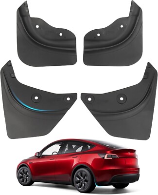 SUPER LINER Tesla Model Y Mud Flaps (2021-2025) No Drill Custom Fit