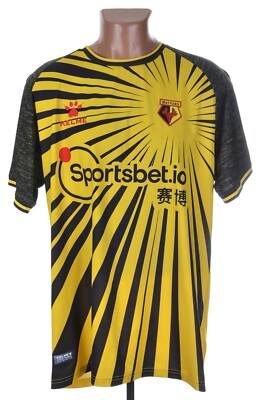 WATFORD ENGLAND 2020/2021 HOME FOOTBALL SHIRT KELME XL