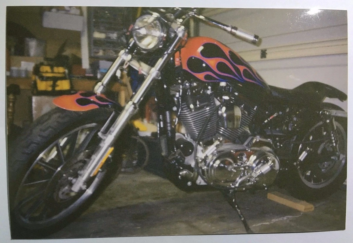 vintage フレイム ファイヤー デザイン Harley-Davidson
