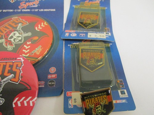 Lot of 7 MLB Pittsburgh Pirates Pin Buttons ~ Wincraft - Picture 4 of 5
