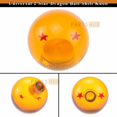 JDM M10 x 1.25 Dragon Ball Z Star 2 Star Manual 5 6 Speed Shift Knob For Nissan
