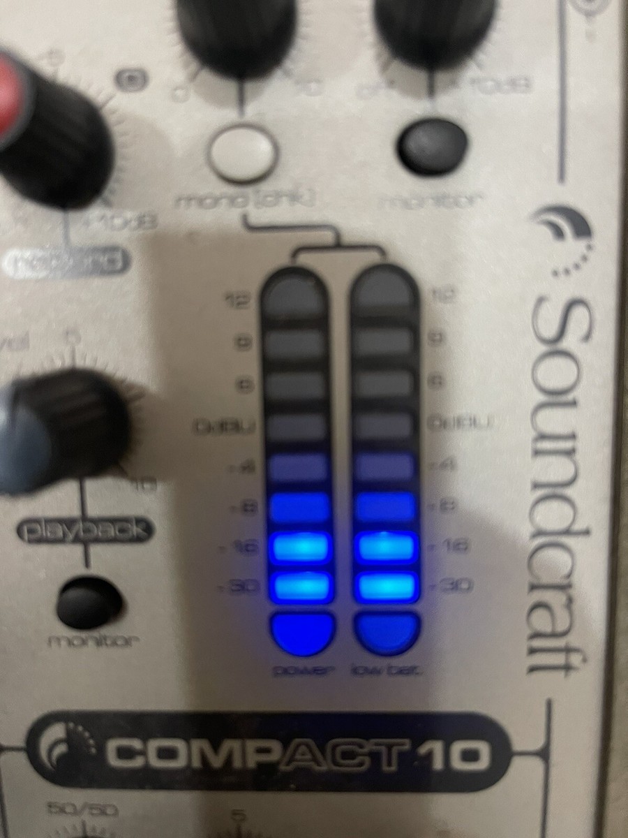 Soundcraft Compact 10 Analog Mixer | eBay