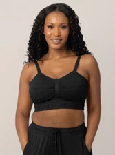 Kindred Bravely Sublime Hands Free Pumping & Nursing Bra Wireless Black Large