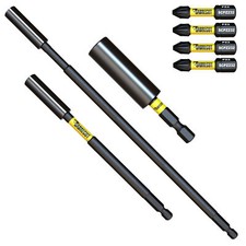 SabreCut 7 Strong Magnetic Impact Drill Driver Screwdriver Bits Set + Bit Holder