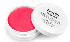 MEHRON MAKEUP CLOWN PINK PROFESSIONAL STAGE MAKEUP FACE BODY CREAM PAINT 2.25OZ