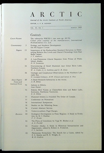 Arctic-Journal of the Arctic Institute of North America 4 Issues 1969 Vol 22 1-4 - Imagen 3 de 10