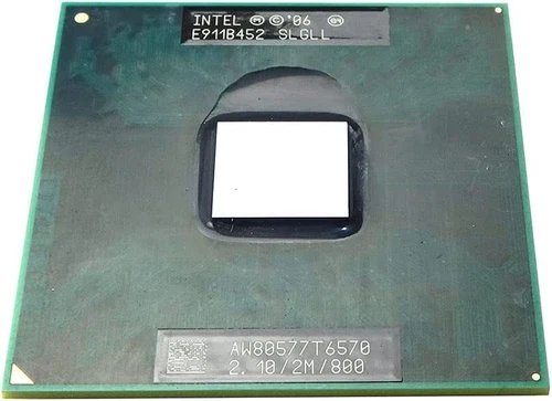 Intel Core 2 Duo Processor T6570 2M Cache, 2.10 GHz, 800 MHz - SLGLL- - Picture 2 of 3