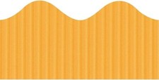 Bordette Scalloped Decorative Border 2-1/4 Inch x 50 Feet, Sunset Gold