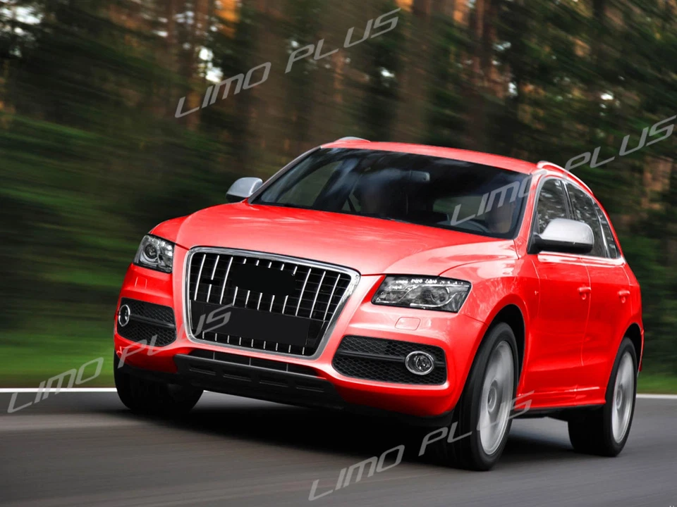 New Chrome Front Bumper Grille Grille Fits For Audi Q5 2009 2010 2011 2012 US Foto 2 de 4