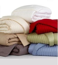 1000 THREAD COUNT EGYPTIAN COTTON DOWN ALTERNATIVE COMFORTER STRIPE COLORS! SALE