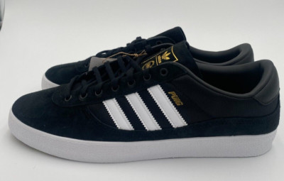 Adidas Puig Indoor Low Men's Suede Leather Shoes Black White Gum Gold GW5614 New
