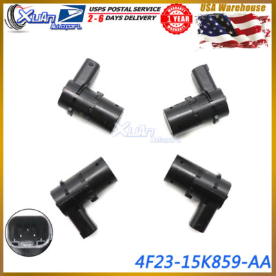 4F2315K859AA NEW Set of 4 Bumper Backup Parking Sensor 4F23-15K859-AA for Ford