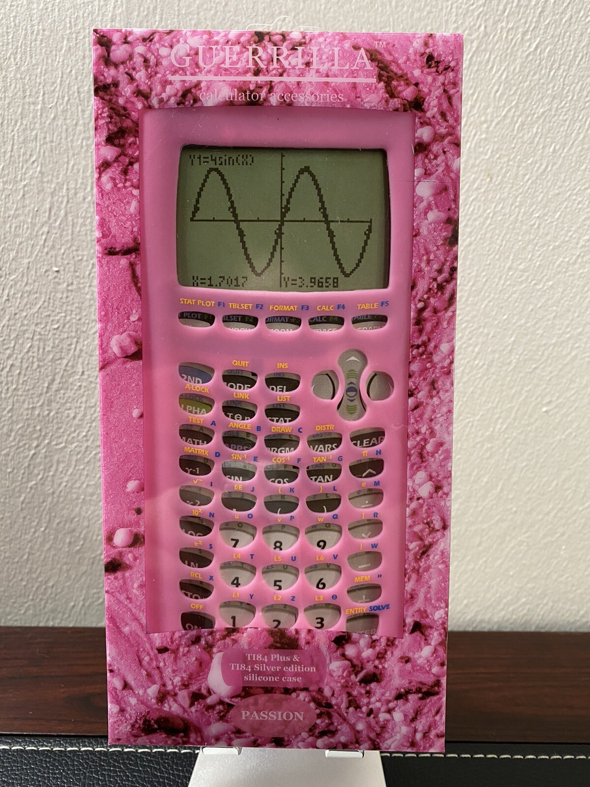 Guerrilla Pink Silicone Case / TI-84 Plus Graphing Calculator Texas Instruments