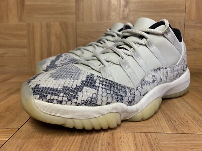 RARE🔥 Nike Air Jordan 11 XI Retro Low Snake Light Bone Sz 8.5