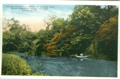 Annville PA The Quittapahill Creek at Lovers Leap