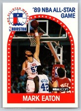 1989-90 NBA Hoops Mark Eaton All Star Utah Jazz #174