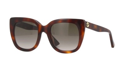 Gucci GG0163S havana/brown shaded (002 NO) Sunglasses 889652088884 | eBay