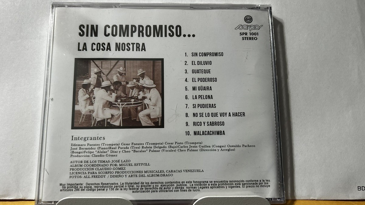 Cosa Nostra（非売品） / Cosa Nostra (CD) Rare CD No Longer made Orchestra La Cosa Nostra Sin