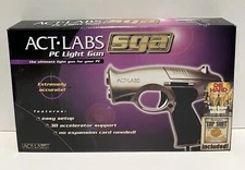 LIGHT GUN ACT LABS PC TV MAME MONITOR TV CRT NEW NEVER USED *ONLY OLD PC