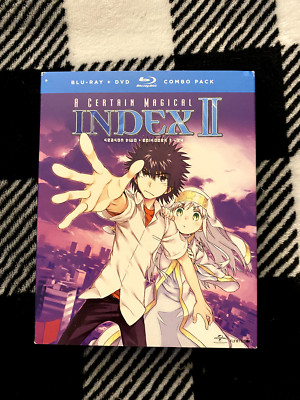 A Certain Magical Index II - Season Two (Blu-ray/DVD, 8-Disc Set, 2016) NEW