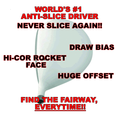 OFFSET DISTANCE SLICE KILLER CUSTOM FAIRWAY WOODS ELIMINATE YOUR SLICE #3 5 7 9 - Picture 2 of 6