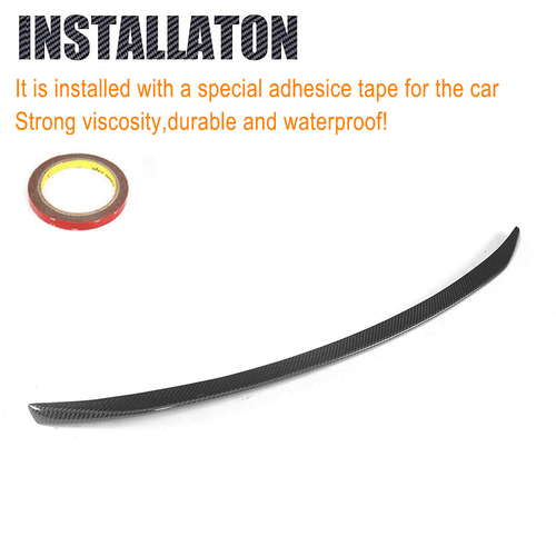 Fit For Porsche 911 991 2012-2018 REAL Carbon Rear Trunk Wing Boot Spoiler Lip  - Foto 12 di 13