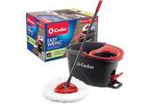 O-Cedar Easywring Rinseclean Microfiber Spin Mop Bucket Floor Cleaning System
