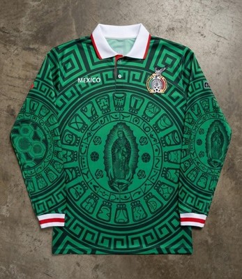 Mexico - soccer jersey playera shirt, Mexico Virgen de Guadalupe L/S own design
