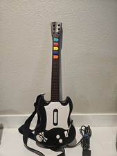 Guitar Hero Red Octane Black/White Guitar PS2 Model PSLGH Wired