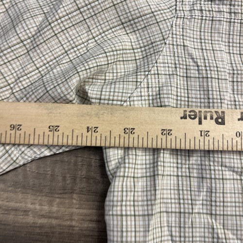 Camisa The North Face Para Hombre 2XL Blanca a Cuadros Abotonada Manga Corta Bolsillo con Cremallera - Imagen 5 de 7